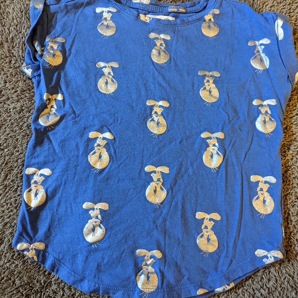 Gap/WB Tweety Bird Folded Sleeve Tee Sz 6-7